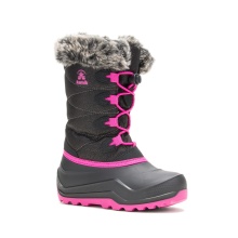 Kamik Winter Boots Snowangel - Made in Canada, waterproof - black/pink children