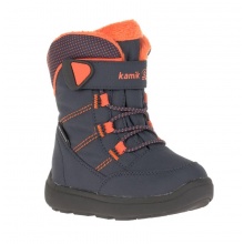 Kamik Winter Shoes Stance2 Waterproof, Breathable Navy Blue/Orange Toddlers