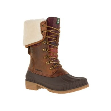 Kamik Winter Boots Sienna Flannell 2 #20 dark brown Women