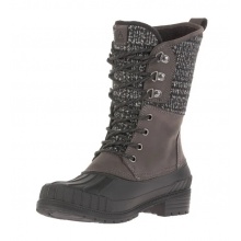 Kamik Winter Boots Sienna 2 (Leather, Waterproof) Charcoal Grey Women