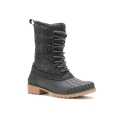 Kamik Winter Boots Sienna 3 (Leather, Waterproof, Made in Canada) Black Women