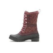 Kamik Winter Boots Sienna 3 (Leather, Waterproof, Made in Canada) Burgundy Women