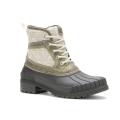 Kamik Winter Boots Sienna Mid 2 Leather - Made in Canada - Grey Women