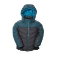 Kamik Winter Jacket Anakin (wind and waterproof, reflective) coal grey/atlantic blue Kids