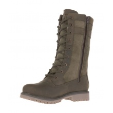 Kamik Winter Boots Rogue 10 (Suede, Waterproof) Khaki Green Women