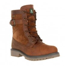 Kamik Winter Boots Rogue Mid (Suede, Waterproof) Cognac Brown Women