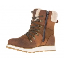 Kamik Winter Boots Ariel Flannel Suede/Waterproof Cognac Brown Women