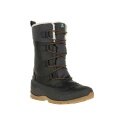 Kamik Winter Boots Snowgem (Leather, Nylon, Waterproof) Black Women