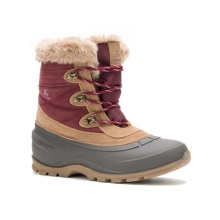 Kamik Winter Boots Snovalley 5 (Suede, Waterproof) Burgundy Women