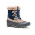 Kamik Winter Boots Snovalley 5 (Suede, Waterproof) Navy Blue/Brown Women