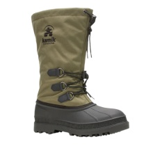 Kamik Winter Boots Canuck (Denier Nylon, waterproof) olive green men's