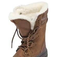 Kamik Winter Boots Lauren (Leather, Waterproof) - Made in Canada - Dark Brown Ladies