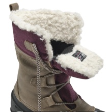 Kamik Winter Boots Snowgem (Leather, Nylon, Waterproof) Brown/Purple Ladies