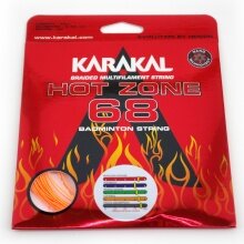 Karakal Badminton String Hot Zone 68 orange 10m Set