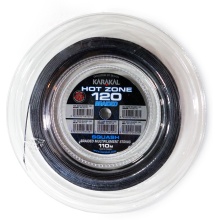 Karakal Squash String Hot Zone Braided 120 (Power+Control) 1.20mm black 110m roll