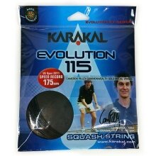 Karakal Squash String Evolution 115 black 10m Set