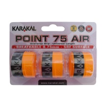 Karakal Overgrip Point Air 0.75mm orange 3-pack