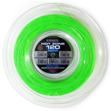 Karakal Squash String Hot Zone Braided 120 (Power+Control) green 220m roll