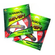 Karakal Tennis String Big Bite Seven 120 (Control+Spin) Black 12m Set