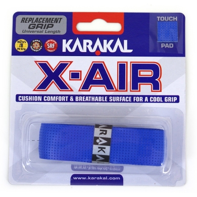 Karakal Base Grip X-Air (high sweat absorption) 1.6mm blue - 1 piece