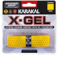 Karakal Base Grip X-Gel (Shock absorption, smooth perforated) 2.2mm yellow