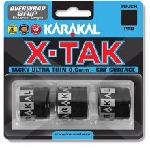 Karakal Overgrip X-Tak 0.6mm black 3 pack