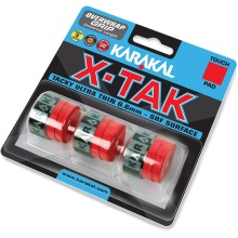 Karakal Overgrip X-Tak 0.6mm red 3-pack