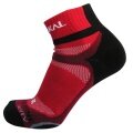 Karakal Indoorsocke X4 Ankle red/black - 1 Pair