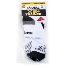 Karakal Indoor Sock X2+ Trainer white/black - 1 pair