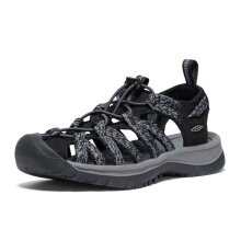 Keen Sandal Whisper (waterproof, quick lace system, for light hikes) grey/black Women