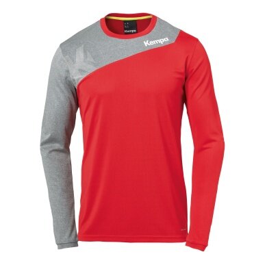 Kempa Sport Long Sleeve Shirt Core 2.0 (100% Polyester) Red Men