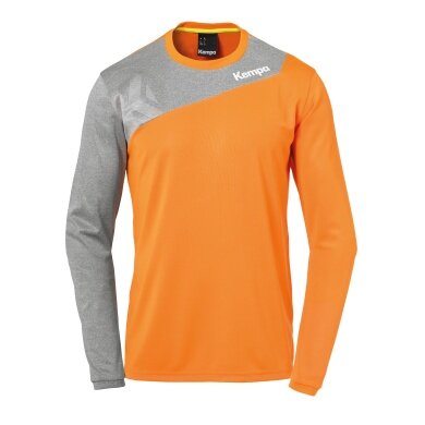 Kempa Sport Long Sleeve Shirt Core 2.0 (100% Polyester) Orange Men