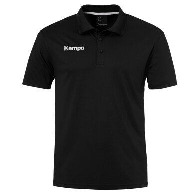 Kempa Sport Polo Poly (100% Polyester) black Men