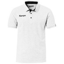 Kempa Sports/Leisure Polo Prime White/Black Men's