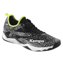 Kempa Hall Indoor Court Shoes Wing Lite 2.0 black/white/fluorescent yellow Men's