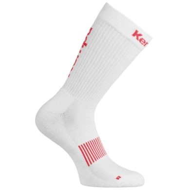 Kempa Indoor Sock Logo Classic white/red - 1 Pair