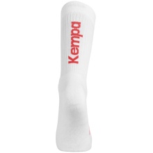 Kempa Indoor Sock Logo Classic white/red - 1 Pair