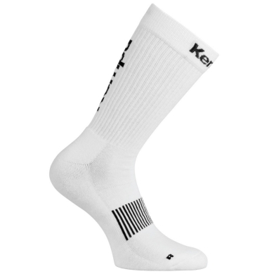 Kempa Indoor Sock Logo Classic white/black - 1 Pair