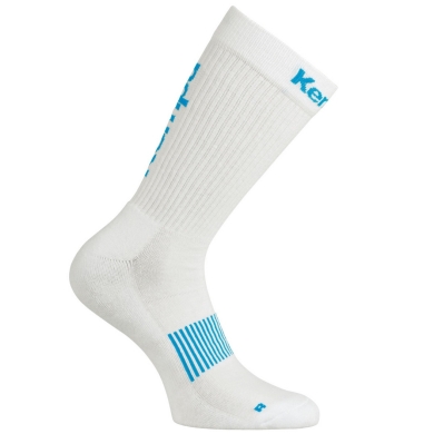 Kempa Indoor Sock Logo Classic white/kempa blue - 1 pair