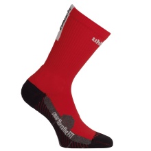 uhlsport Indoor Sock Tube IT red/white - 1 Pair