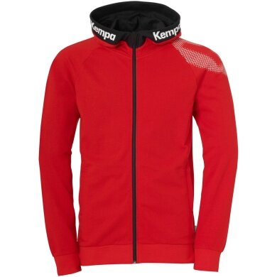 Kempa Hoodie Full Zip Core 26 Red Men