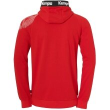 Kempa Hoodie Full Zip Core 26 Red Men