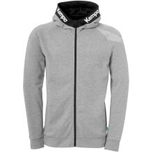 Kempa Hoodie Full Zip Core 26 Grey Children