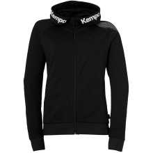 Kempa Hoodie Full Zip Core 26 Black Women