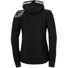 Kempa Hoodie Full Zip Core 26 Black Women