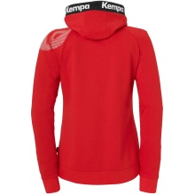 Kempa Hoodie Full Zip Core 26 Red Women