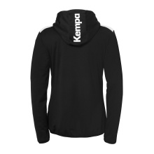 Kempa Hooded Jacket Emotion 27 Full-Zip (comfortable wearing experience) black/white ladies