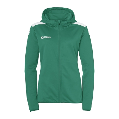 Kempa Hooded Jacket Emotion 27 Full-Zip (comfortable fit) green ladies