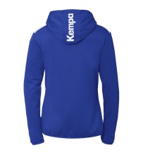 Kempa Hooded Jacket Emotion 27 Full-Zip (comfortable fit) royal blue/white Ladies