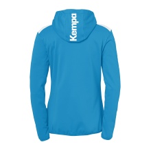 Kempa Hooded Jacket Emotion 27 Full-Zip (comfortable wearing feel) kempablue/white Ladies